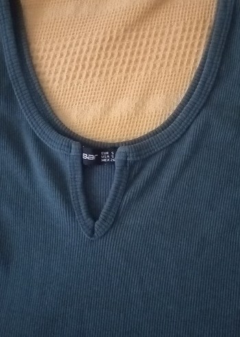 yesil Triko Midi Elbise - Görsel 8