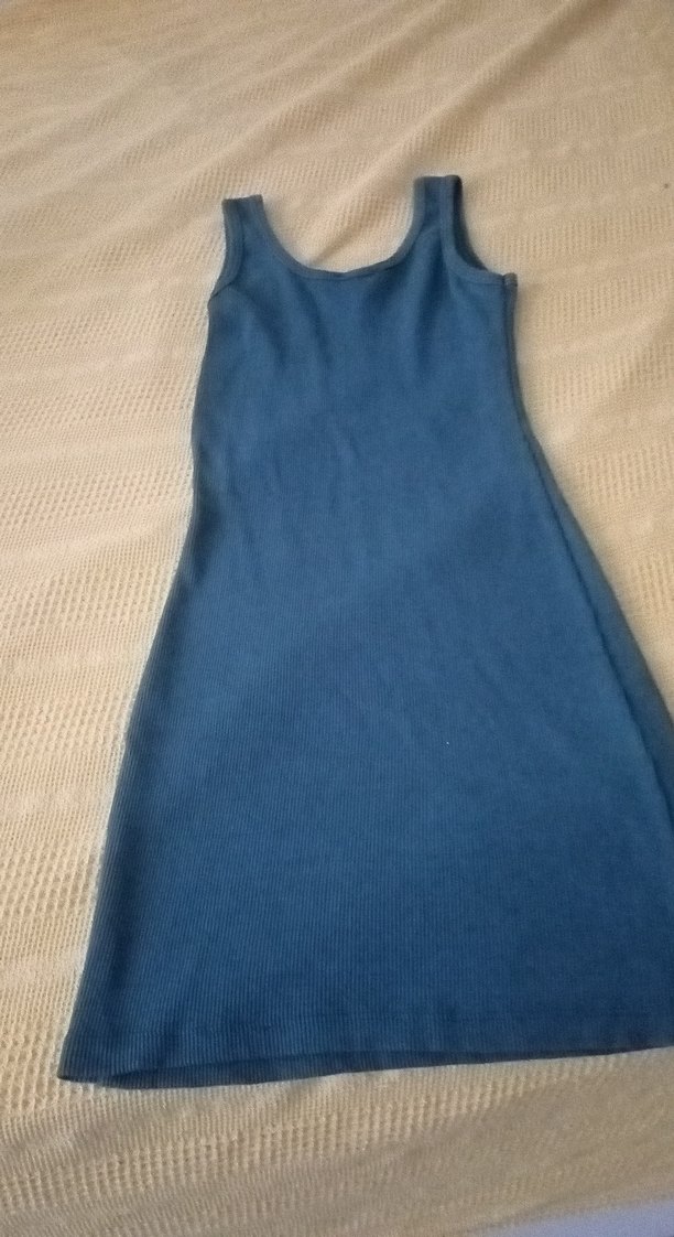 yesil Triko Midi Elbise - Görsel 3