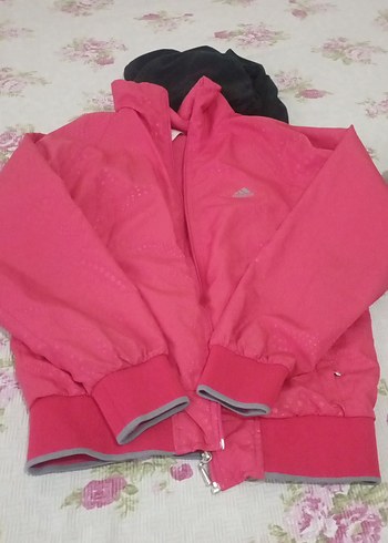 Koyu Pembe Kapüşonlu Kadın Ceket - Görsel 2