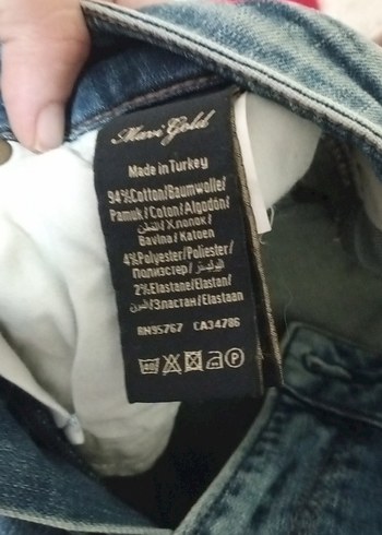 Kadın Mavi Normal Boy Yırtık Jean - Görsel 7