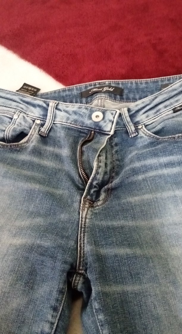 Kadın Mavi Normal Boy Yırtık Jean - Görsel 3