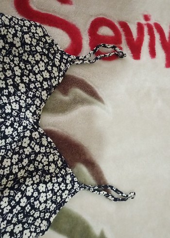 Düğmeli Askısız Mini Kadın Bluz - Görsel 7