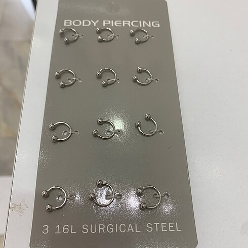 Çelik piercing