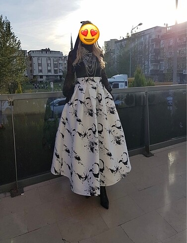 Tasarımcı Trend Prenses etek nurbilen yavuzer model