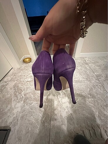 37 Beden mor Renk Mor stiletto