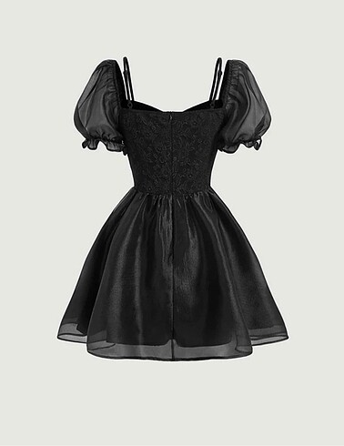 Sheinside Gothic siyah elbise
