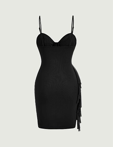 Sheinside Siyah askılı elbise