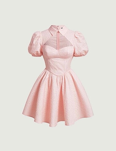 Pembe elbise