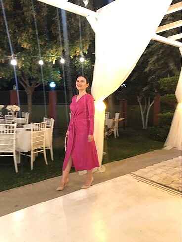 Zara Zara pembe elbise