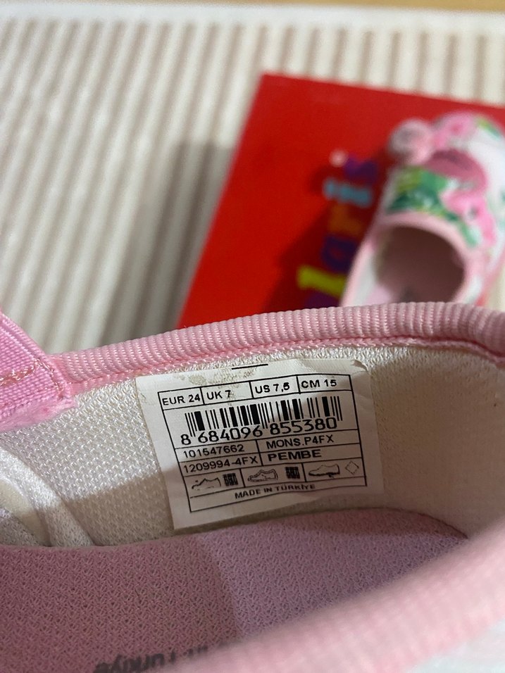 Pembe Flamingo Desenli Kız ayakkabı - Görsel 4