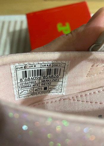 Kız Çocuk Beyaz Fiyonklu Babet - Görsel 4