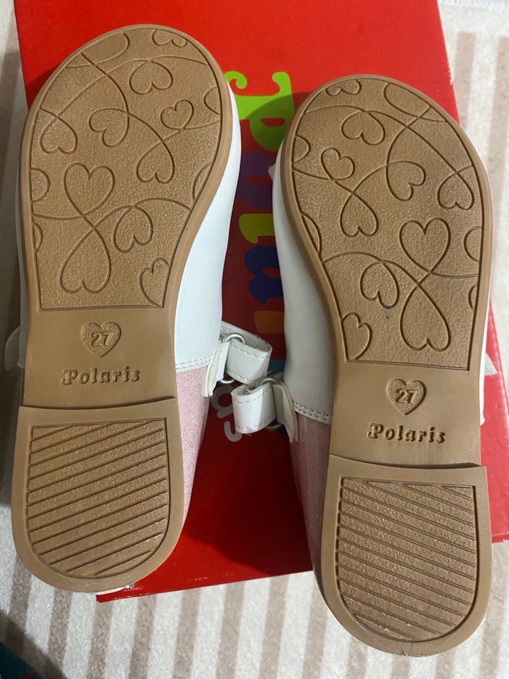 Kız Çocuk Beyaz Fiyonklu Babet - Görsel 5