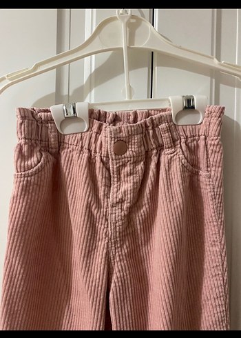 H&MKadife Pilili Kız Pantolonu - Görsel 2