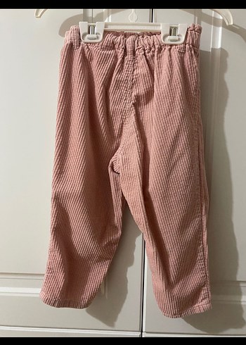 H&MKadife Pilili Kız Pantolonu - Görsel 5