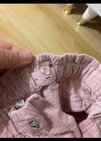 H&MKadife Pilili Kız Pantolonu - Görsel 4