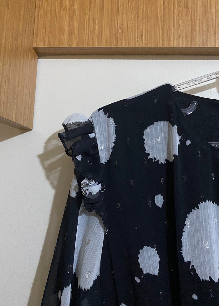 Şifon elbise - Görsel 4