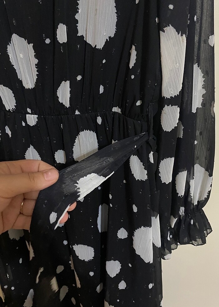 Şifon elbise - Görsel 5