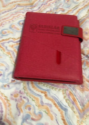 Kırmızı Planlayıcı Defter/ ajanda