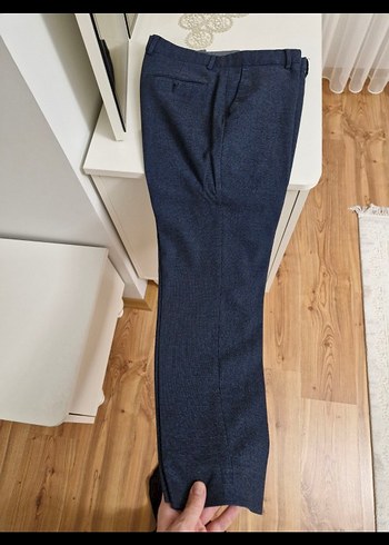 Lacivert Regular Fit Midi Erkek Pantolon