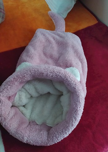 Bobi Pembe Kedi Yatagi Uyku Tulumu - Görsel 3