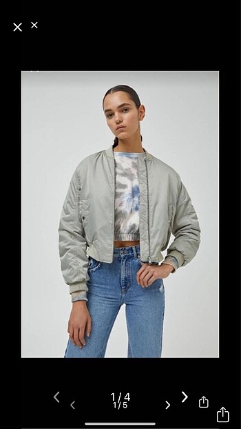 Pull&bear bomber ceket 36 (s) beden