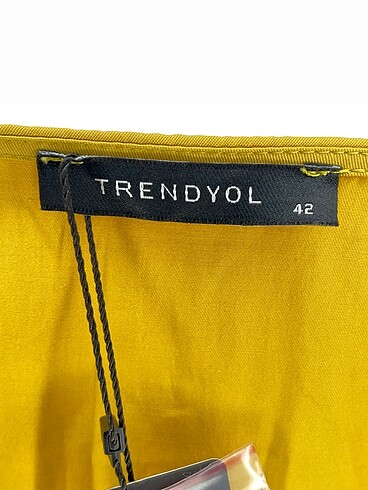 42 Beden sarı Renk Trendyol & Milla Günlük Elbise %70 İndirimli.