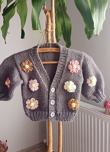 Crop Bebek Hırkası 