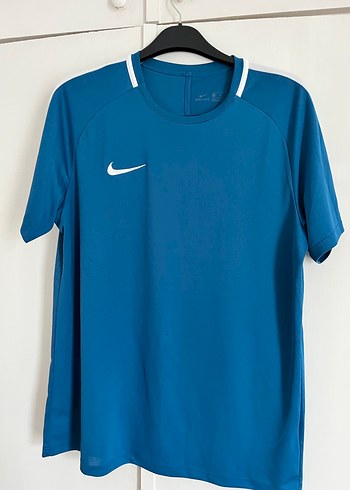 Nike Erkek Mavi Kısa Kollu Spor Tişört