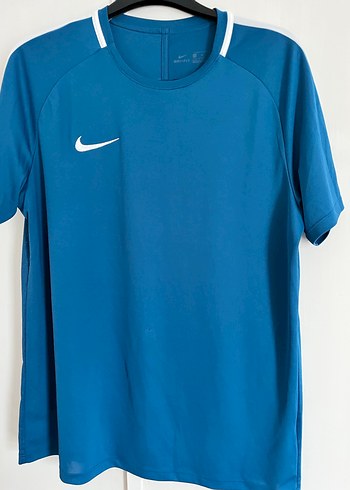 Erkek Mavi Kısa Kollu Spor Tişört