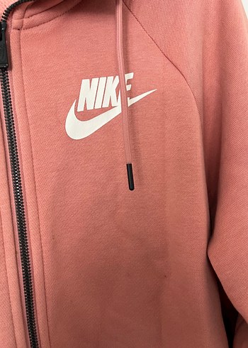 Nike Pudra Pembe Kapusonlu Sweatshirt