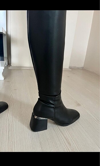 36 Beden siyah Renk Siyah çizme