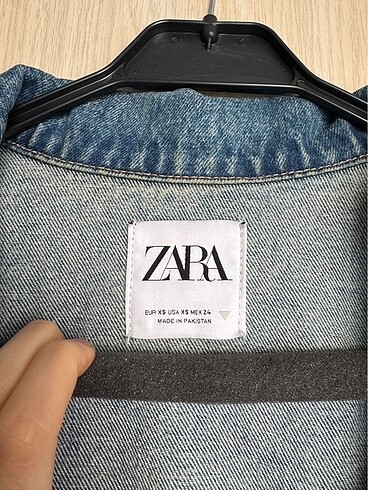 xs Beden mavi Renk Zara ceket