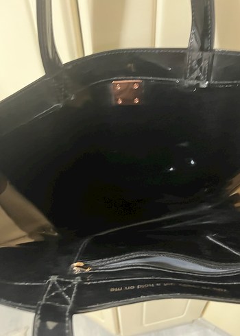 Ted Baker Parlak Siyah Kadın Omuz Çantası - Görsel 5