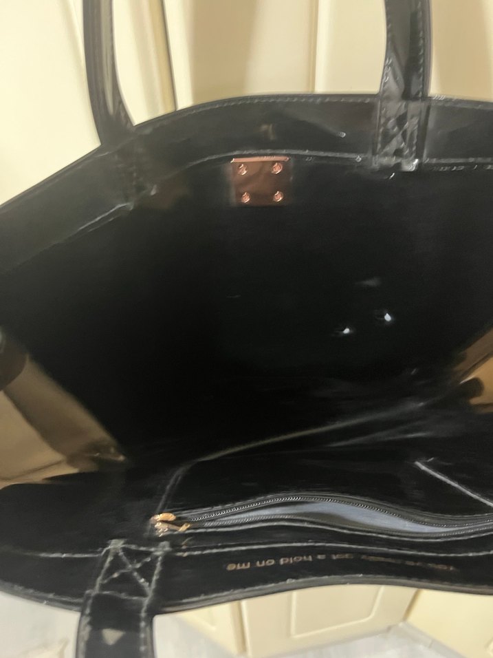 Ted Baker Parlak Siyah Kadın Omuz Çantası - Görsel 5