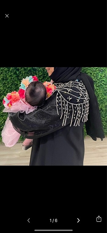 white corner vip abaya