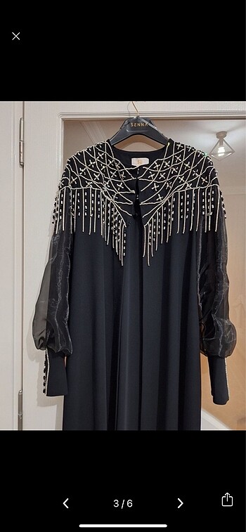 42 Beden white corner vip abaya