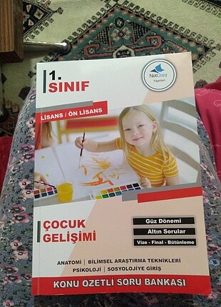 Auzef çocuk gelişimi 1. Sınıf kitap