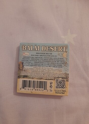 The Balm The balm balm desert
