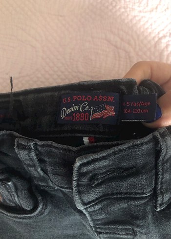 U.S Polo Assn. U.S polo marka 4-5 yaş erkek kız çocuk kot pantalon