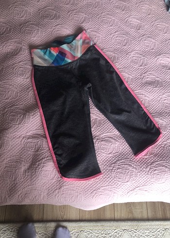 Gap marka xs Pembe Gri Bağcıklı Spor Tayt