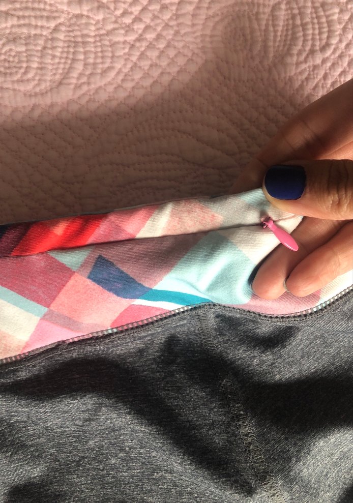 Gap marka xs Pembe Gri Bağcıklı Spor Tayt - Görsel 4