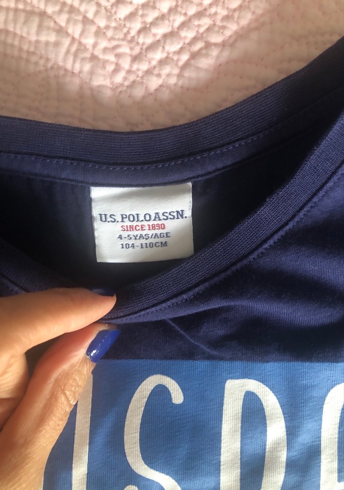 U.S polo marka 4-5 yaş Tişört - Görsel 3