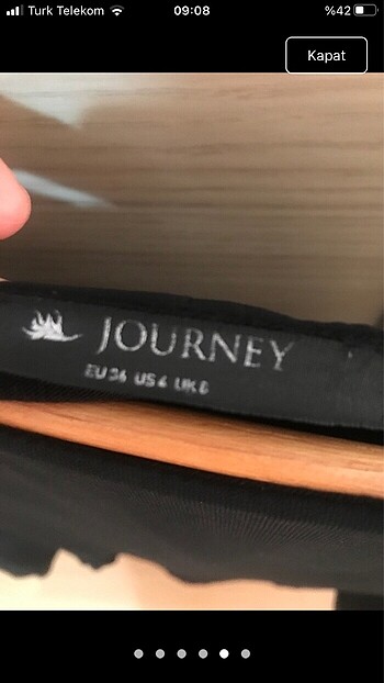 34 Beden siyah Renk Journey uzun kol bluz