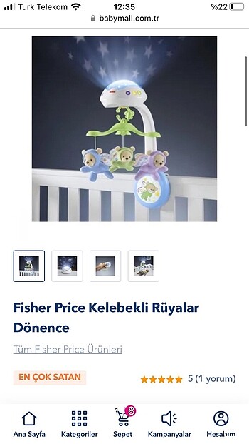 Fisher price sesli-ışıklı-kumandalı dönence pilli