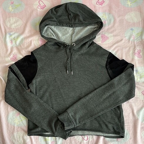 H&M Crop Spor Sweatshirt