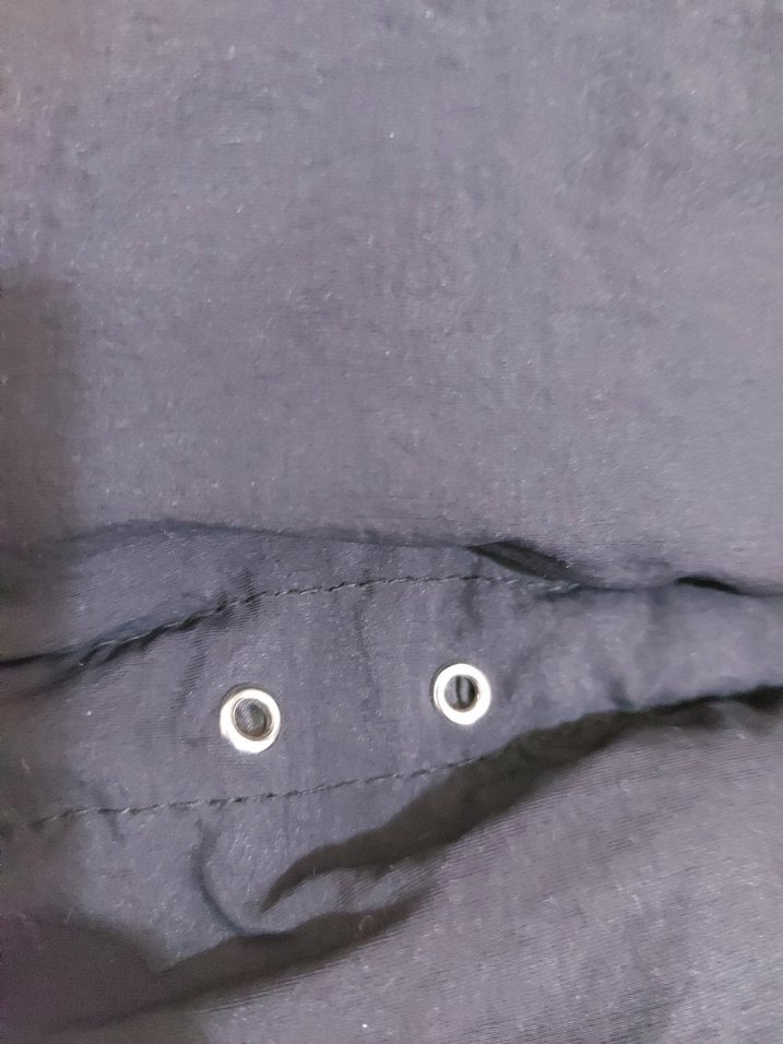 Siyah Mini Oversize Fermuarlı Kışlık Mont - Görsel 3