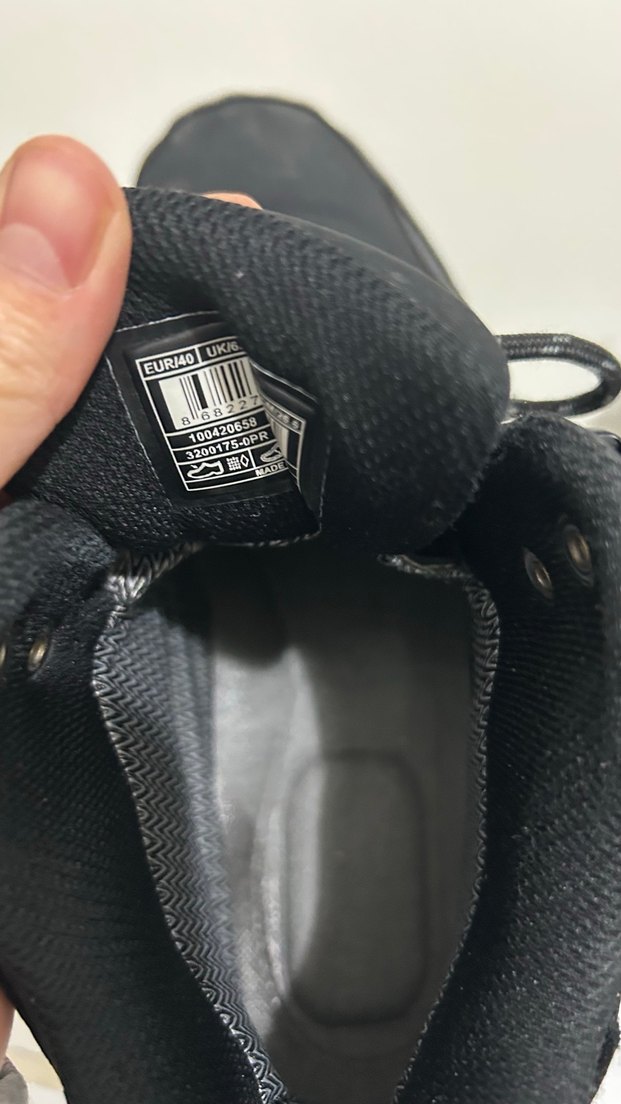 Erkek Siyah Spor Dış Mekan Botları Velcro - Görsel 3