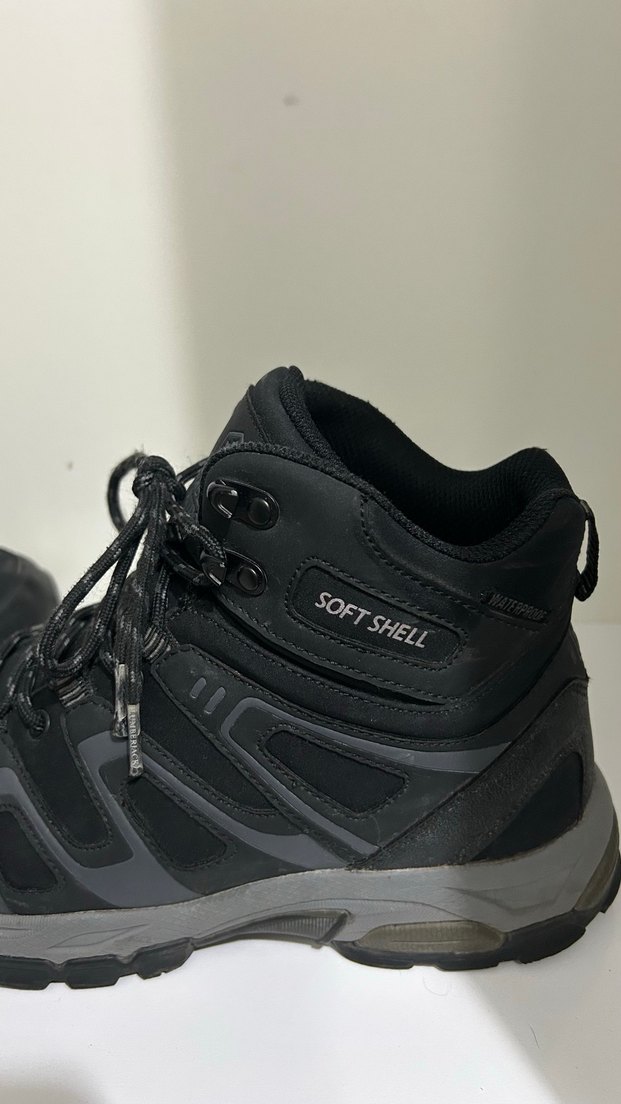 Erkek Siyah Spor Dış Mekan Botları Velcro - Görsel 4