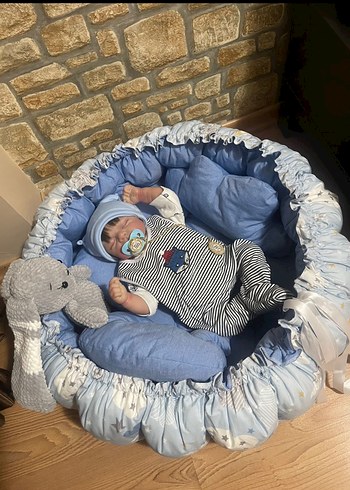 Bebek Uyku ve oyun minderi 100% Pamuk - Görsel 5