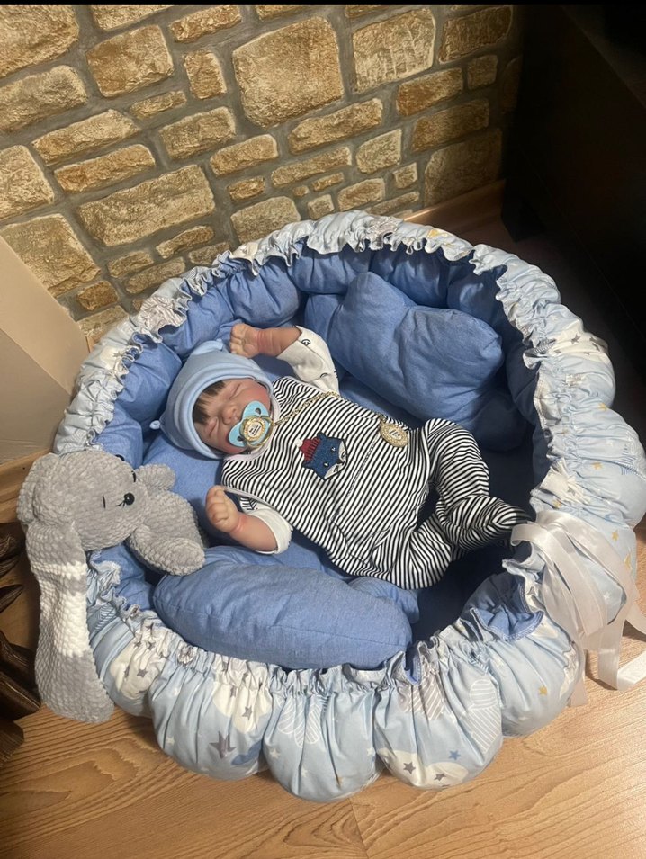 Bebek Uyku ve oyun minderi 100% Pamuk - Görsel 5